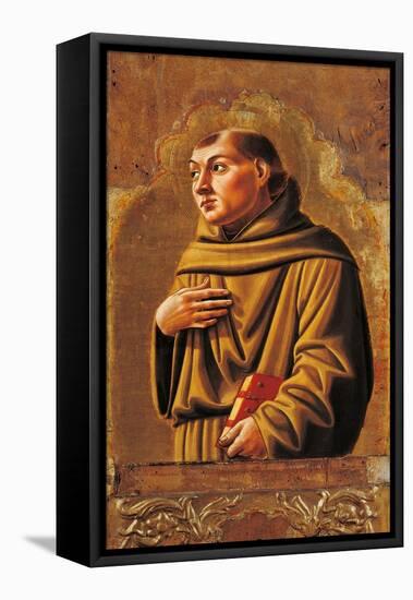 Cagli Polyptych, St. Anthony of Padua-l'Alunno di Liberatore-Framed Stretched Canvas
