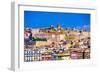 Cagliari, Sardinia, Italy Old Town Skyline.-SeanPavonePhoto-Framed Photographic Print