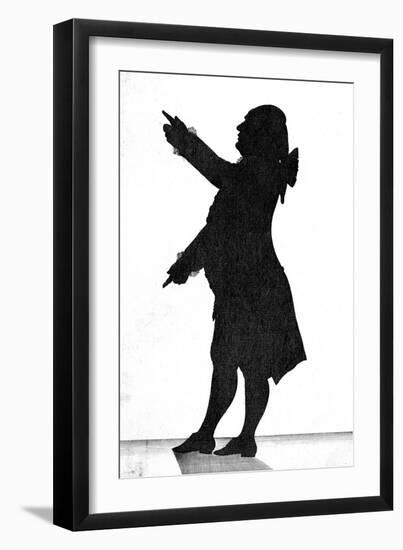 Cagliostro, Silhouette-null-Framed Art Print