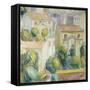 Cagnes-Pierre-Auguste Renoir-Framed Stretched Canvas