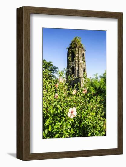 Cagsawa Church, Mount Mayon, Legaspi, Southern Luzon, Philippines, Southeast Asia, Asia-Michael Runkel-Framed Photographic Print