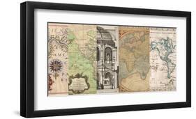 Cahiers de voyage II-Joannoo-Framed Art Print