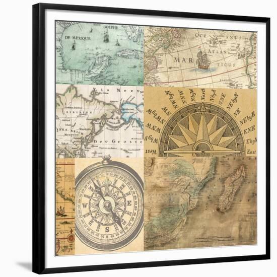 Cahiers de voyage III-Joannoo-Framed Art Print