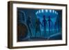 Cahill UFO Abduction-Michael Buhler-Framed Premium Giclee Print