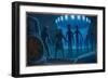 Cahill UFO Abduction-Michael Buhler-Framed Premium Giclee Print