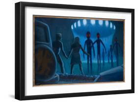 Cahill UFO Abduction-Michael Buhler-Framed Art Print