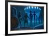 Cahill UFO Abduction-Michael Buhler-Framed Premium Giclee Print