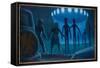 Cahill UFO Abduction-Michael Buhler-Framed Stretched Canvas