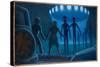 Cahill UFO Abduction-Michael Buhler-Stretched Canvas