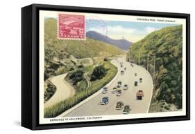 Cahuenga Pass, Coast Highway-null-Framed Stretched Canvas