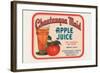 Cahutauqua Maid Apple Juice-null-Framed Art Print