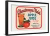 Cahutauqua Maid Apple Juice-null-Framed Art Print