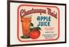 Cahutauqua Maid Apple Juice-null-Framed Art Print