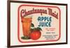 Cahutauqua Maid Apple Juice-null-Framed Art Print