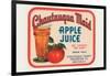 Cahutauqua Maid Apple Juice-null-Framed Art Print