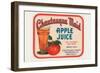 Cahutauqua Maid Apple Juice-null-Framed Art Print