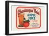 Cahutauqua Maid Apple Juice-null-Framed Art Print