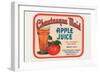 Cahutauqua Maid Apple Juice-null-Framed Art Print