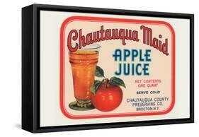 Cahutauqua Maid Apple Juice-null-Framed Stretched Canvas