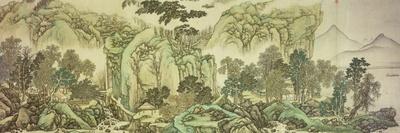 Mountains and River Without End (Part 1)-Cai Jia-Stretched Canvas