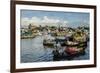 Cai Rang Floating Market at the Mekong Delta, Can Tho, Vietnam, Indochina, Southeast Asia, Asia-Yadid Levy-Framed Photographic Print