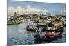 Cai Rang Floating Market at the Mekong Delta, Can Tho, Vietnam, Indochina, Southeast Asia, Asia-Yadid Levy-Mounted Photographic Print