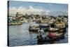 Cai Rang Floating Market at the Mekong Delta, Can Tho, Vietnam, Indochina, Southeast Asia, Asia-Yadid Levy-Stretched Canvas