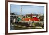 Cai Rang Floating Market at the Mekong Delta, Can Tho, Vietnam, Indochina, Southeast Asia, Asia-Yadid Levy-Framed Photographic Print