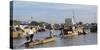 Cai Rang Floating Market, Can Tho, Mekong Delta, Vietnam, Indochina, Southeast Asia, Asia-Ian Trower-Stretched Canvas