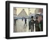 Caillebotte, Paris Street, a Rainy Day-null-Framed Giclee Print