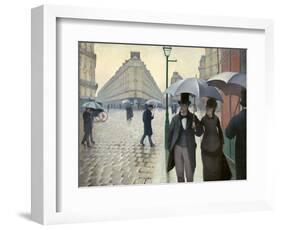 Caillebotte, Paris Street, a Rainy Day-null-Framed Giclee Print