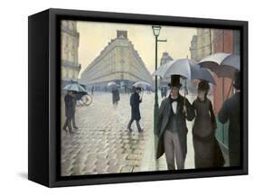 Caillebotte, Paris Street, a Rainy Day-null-Framed Stretched Canvas