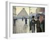 Caillebotte, Paris Street, a Rainy Day-null-Framed Giclee Print