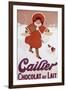 Cailler Orange Coat Little Girl-null-Framed Giclee Print