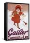 Cailler Orange Coat Little Girl-null-Framed Stretched Canvas