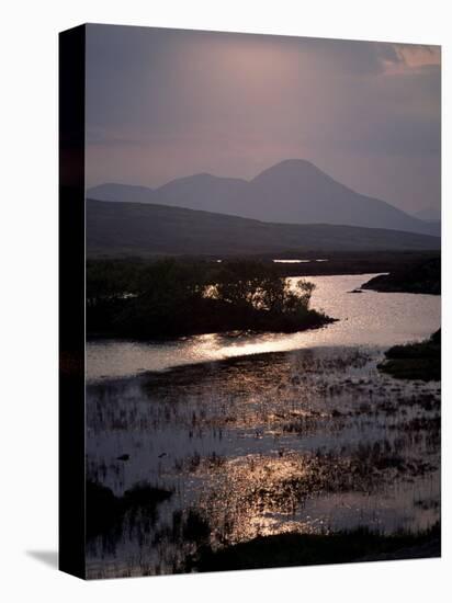 Caillich and the Cuillin Hills in the Background, Isle of Skye, Highland Region, Scotland-Adam Woolfitt-Stretched Canvas