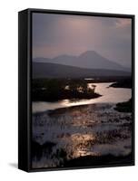 Caillich and the Cuillin Hills in the Background, Isle of Skye, Highland Region, Scotland-Adam Woolfitt-Framed Stretched Canvas