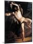 Cain after the Killing of Abel-Jean-Victor Schnetz-Mounted Art Print
