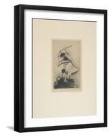 Cain and Abel, 1886-Odilon Redon-Framed Giclee Print