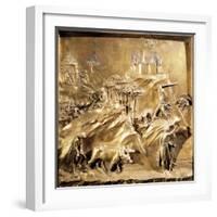 Cain and Abel, Detail from the Stories of the Old Testament-Lorenzo Ghiberti-Framed Giclee Print