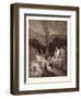 Cain and Abel Offering their Sacrifices-Gustave Dore-Framed Giclee Print