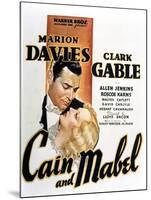 Cain and Mabel - Movie Poster Reproduction-null-Mounted Photo