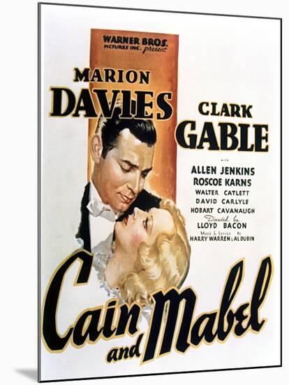 Cain and Mabel - Movie Poster Reproduction-null-Mounted Photo
