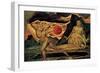 Cain Fleeing-William Blake-Framed Art Print