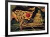 Cain Fleeing-William Blake-Framed Art Print