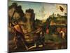 Cain Killing Abel, 1510-1515-Mariotto Albertinelli-Mounted Giclee Print
