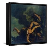 Cain Kills (His Brother) Abel-Gino Boccasile-Framed Stretched Canvas