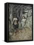 Cain Leadeth Abel to Death-James Tissot-Framed Stretched Canvas