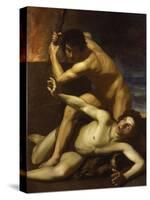 Cain Murdering Abel, about 1615-Bartolomeo Manfredi-Stretched Canvas