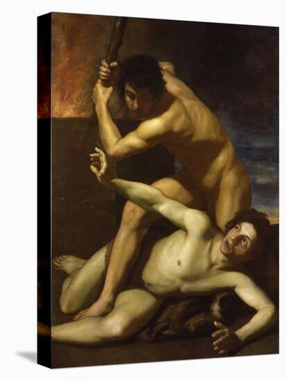 Cain Murdering Abel, about 1615-Bartolomeo Manfredi-Stretched Canvas